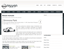 Tablet Screenshot of nissaguide.com